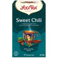 Yogi Tea Sweet Chill 17 Teabags (17 сашета x 1,8g) - Напитка от билки и подправки, съчетаваща шоколад с подправки и чили, вдъхновена от мексиканската традиция за жизненост и дух