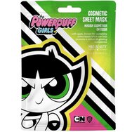 Mad Beauty Powerpuff Girls Buttercup Face Mask 25ml - Озаряваща и хидратираща лист-маска с аромат на ябълка