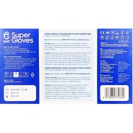 Gmt Super Gloves Blue Medical Examination Nitrile Powder Free Gloves 100 бр - Medium