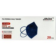 Jiada Filtering Half Mask FFP2 NR, 20 бр - Тъмно синьо