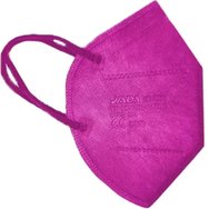 Jiada Filtering Half Mask FFP2 NR Маска за висока степен на защита по стандарт FFP2 NR за еднократна употреба Цикламена 10 броя