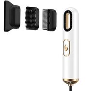 Aurora Triplet White Hair Blower Сешоар за коса с 3 аксесоара за оформяне & превключвател за интензивност & температура на въздуха 1 брой Aurora Triplet White Hair Blower Сешоар за коса с 3 аксесоара за оформяне & превключвател за интензивност & температура на въздуха 1 брой