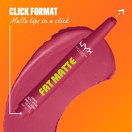 Nyx Professional Makeup Fat Matte Smooth Color Lipstick Лек Матов Червило с Цвят за Нежен & Сияен Финиш 1 брой - 12 Blush Blanket