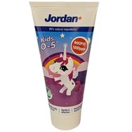 Jordan Kids 0-5 Years Toothpaste 50ml - Паста за зъби, подходяща за бебета, с лек плодов вкус
