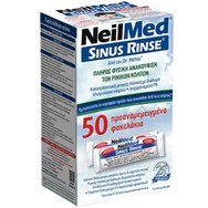 NeilMed Sinus Rinse 50 сашета - Успокояващи назални промивки с разтвор на натриев хлорид