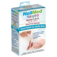 NeilMed Naspira Babies & Kids Nasal & Oral Aspirator 1 Парче - Назално засмукване за бебета & Деца NeilMed Naspira Babies & Kids Nasal & Oral Aspirator 1 Парче - Назално засмукване за бебета & Деца