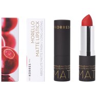 Korres Promo Morello Creamy Lipstick Νο04 Honey Nude & No56 Cherry Lush 2 X 3.5gr & Matte Lipstick No54 Classic Red Matte 3.5gr