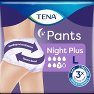 Tena Pants Plus Night Unisex 12 бр - Large 100-135cm - Абсорбиращо бельо при тежка инконтиненция