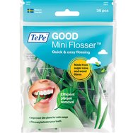 Tepe Good Mini Flosser Quick & Easy Interdental Flossing 36 бр - Конец за зъби с дръжка за нежно и ефективно почистване между зъбите Tepe Good Mini Flosser Quick & Easy Interdental Flossing 36 бр - Конец за зъби с дръжка за нежно и ефективно почистване между зъбите