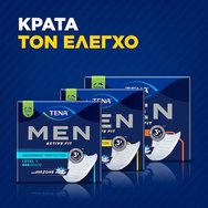 Tena Men Active Fit Absorbent Protector Level 1 Мъжки превръзки за инконтиненция с ниска абсорбция 12 бр