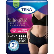 Tena Silhouette Plus Black Underwear Бельо с висока талия за умерена до тежка инконтиненция в черно, 9 бр - Medium Tena Silhouette Plus Black Underwear Бельо с висока талия за умерена до тежка инконтиненция в черно, 9 бр - Medium