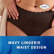 Tena Silhouette Plus Black Underwear Бельо с висока талия за умерена до тежка инконтиненция в черно, 9 бр - Medium Tena Silhouette Plus Black Underwear Бельо с висока талия за умерена до тежка инконтиненция в черно, 9 бр - Medium