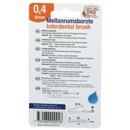 Doft Envelope Interdental Brushes Висококачествени интердентални четки 12 броя - Размер 0.4mm Оранжево