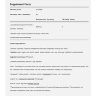 Now Foods L-Carnitine 500mg Хранителна добавка, която подпомага сърдечно -съдовото здраве и производството на енергия 30 Caps Now Foods L-Carnitine 500mg Хранителна добавка, която подпомага сърдечно -съдовото здраве и производството на енергия 30 Caps