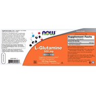 Now Foods L-Glutamine 500mg 120veg.caps