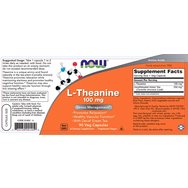Now Foods L-Theanine 100mg 90veg.caps Now Foods L-Theanine 100mg 90veg.caps