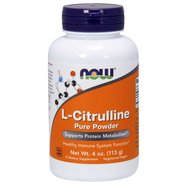 Now Foods L-Citrulline Pure Powder Хранителна добавка, която помага за поддържане на силна имунна система 113gr
