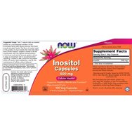 Now Foods Inositol 500mg 100Veg.caps Now Foods Inositol 500mg 100Veg.caps