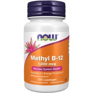 Now Foods Methyl B-12 за нормалната функция на мозъка на нервната система и имунната 1000mcg 100tabs Now Foods Methyl B-12 за нормалната функция на мозъка на нервната система и имунната 1000mcg 100tabs
