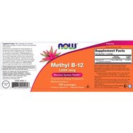Now Foods Methyl B-12 1000mcg 100 Lozenges Now Foods Methyl B-12 1000mcg 100 Lozenges