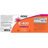 Now Foods E-400 With Mixed Tocopherols 50 Softgels