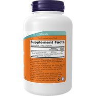 Now Foods Magnesium 400mg Хранителна добавка с елементарен магнезий от три различни форми за подкрепа на нервната система, производството на енергия и правилното функциониране на ензимите 180veg.caps
