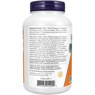 Now Foods Magnesium Bisglycinate Powder Хранителна добавка с магнезий под формата на прах, подходяща за подкрепа на нервната система, производството на енергия & нормалната функция на ензимите 227g