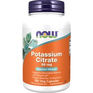 Now Foods Potassium Citrate 99mg Хранителна добавка, калиев цитрат за електролитен баланс в тялото 180 caps Now Foods Potassium Citrate 99mg Хранителна добавка, калиев цитрат за електролитен баланс в тялото 180 caps