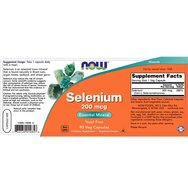 Now Foods Selenium 200mcg 90veg.caps