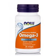 Now Foods Omega-3 1000mg Омега-3 мастни киселини Диетична добавка 30Softgels