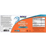 Now Foods Ultra Omega-3 Fish Oil 90 Softgels Now Foods Ultra Omega-3 Fish Oil 90 Softgels