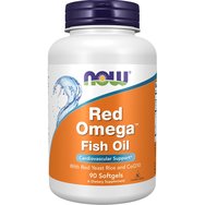 Now Foods Red Omega Fish Oil with Red Rice & CoQ10 90 Softgels