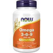 Now Foods Omega 3-6-9 1000mg 100 Softgels - Хранителна добавка с комбинация от Омега 3, 6 & 9 мастни киселини за нормалното функциониране на сърдечно-съдовата система, мозъка & поддържане на кръвното налягане & триглицеридите в нормални нива Now Foods Omega 3-6-9 1000mg 100 Softgels - Хранителна добавка с комбинация от Омега 3, 6 & 9 мастни киселини за нормалното функциониране на сърдечно-съдовата система, мозъка & поддържане на кръвното налягане & триглицеридите в нормални нива