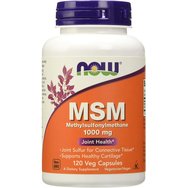 Now Foods MSM 1000mg Joint Health 120 Veg.Caps - Хранителна добавка, която помага за лечение на хронична болка в гърба Now Foods MSM 1000mg Joint Health 120 Veg.Caps - Хранителна добавка, която помага за лечение на хронична болка в гърба