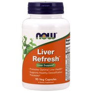 Now Foods Liver Refresh™ Хранителна добавка, която допринася за защитата и подмладяването на черния дроб 90 VegCaps