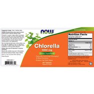 Now Foods Chlorella 1000mg 60tabs Now Foods Chlorella 1000mg 60tabs