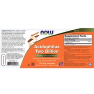 Now Foods Acidophilus Two Billion 100caps Now Foods Acidophilus Two Billion 100caps