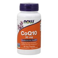 Now Foods CoQ10 30mg Хранителна добавка за здрава сърдечно -съдова система с антиоксидантно действие 60veg.caps