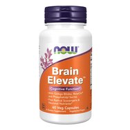 Now Foods Brain Elevate™ Хранителна добавка за правилна мозъчна функция и подобряване на паметта 60veg.caps