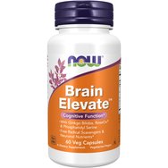 Now Foods Brain Elevate™ Хранителна добавка за правилна мозъчна функция и подобряване на паметта 60veg.caps