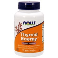 Now Foods Thyroid Energy™ Хранителна добавка, специална формула за стимулиране на щитовидната жлеза и метаболизма 90 VegCaps