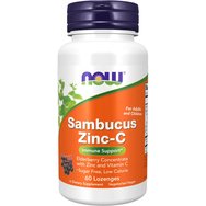 Now Foods Sambucus Zinc-C 60 Lozenges