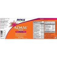 Now Foods Adam™ Men\'s Multiple Vitamin Мултивитаминна формула, специално разработена за мъже 60tabs