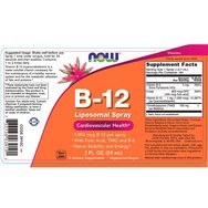 Now Foods B-12 Liposomal Spray 59ml Now Foods B-12 Liposomal Spray 59ml