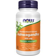 Now Foods Ashwagandha 450mg 90veg.caps - Хранителна Добавка с Екстракт от Билката Ашваганда за Справяне с Тревожност & Стрес, Подобряване на Съня & Енергия Now Foods Ashwagandha 450mg 90veg.caps - Хранителна Добавка с Екстракт от Билката Ашваганда за Справяне с Тревожност & Стрес, Подобряване на Съня & Енергия