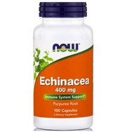 Now Foods Echinacea с имуностимулиращи противовъзпалителни антибактериални и антивирусни свойства 400mg 100caps