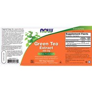 Now Foods Green Tea Extract 400mg 100veg.caps Now Foods Green Tea Extract 400mg 100veg.caps
