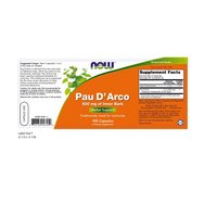 Now Foods Pau D\'Arco 500mg Хранителна добавка за повишаване на имунната и здрава чревна флора 100caps