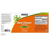 Now Foods Red Clover 375mg Хранителна добавка за червена детелина при кожни проблеми 100veg.caps