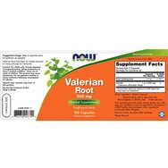 Now Foods Valerian Root 500mg 100caps Now Foods Valerian Root 500mg 100caps